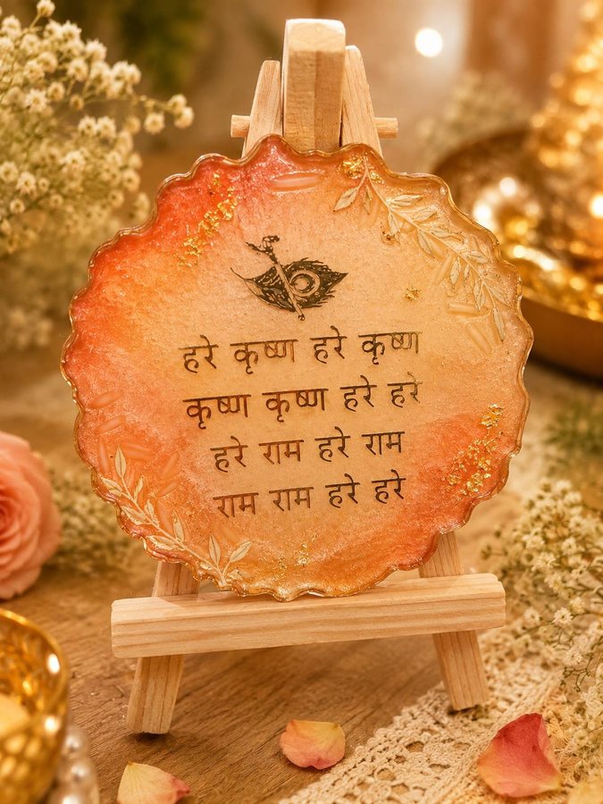 Hare Krishna mantra frame