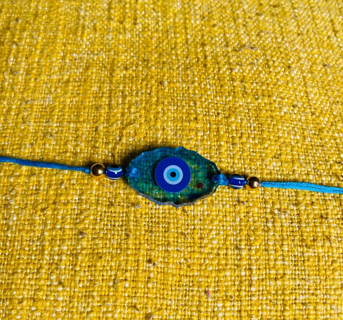 Evil eye resin rakhi